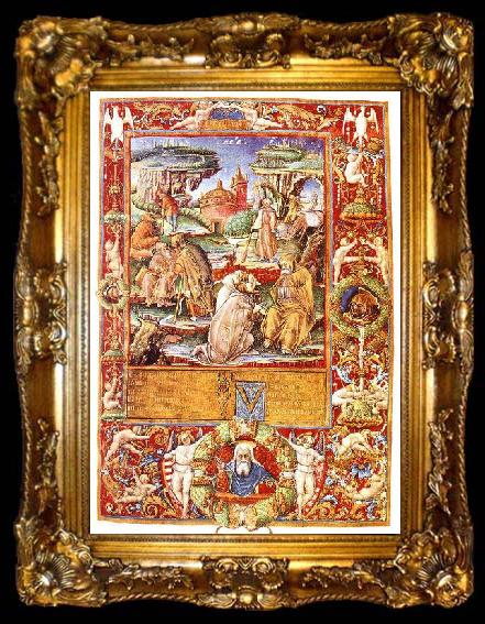 framed  unknow artist Cassianus Corvina, ta009-2